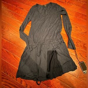 Women's Blue Long Sleeve Dress. Super soft. High quality. Sorry so wrinkled